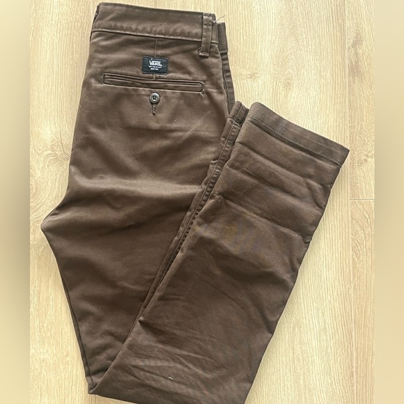 Vans Brown Chino Pants - Picture 3 of 4